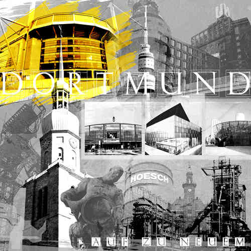 Dortmund Collage sw/gelb
