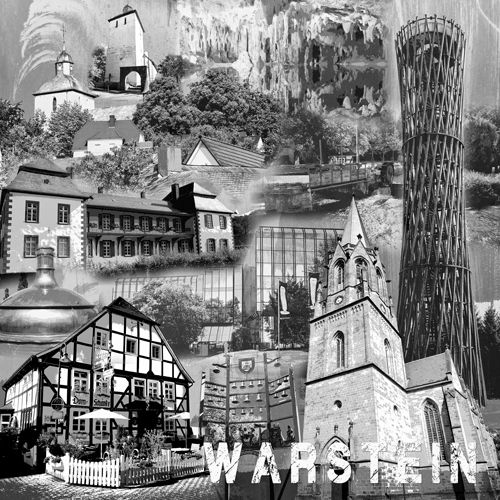 Warstein Collage sw