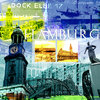 Hamburg Collage blau/türkis