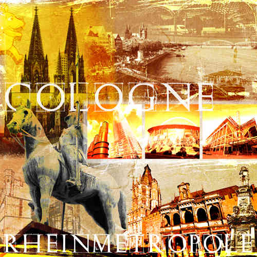 Köln Collage braun
