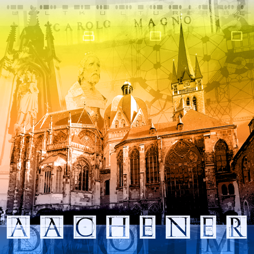 Aachener Dom regenbogen