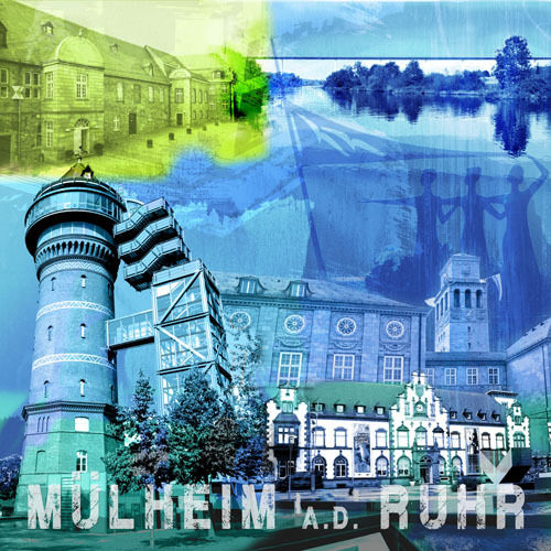 Mülheim an der Ruhr blau/türkis