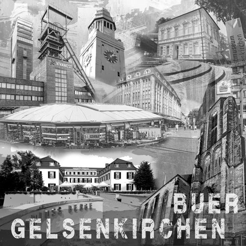 Gelsenkirchen Buer Collage sw